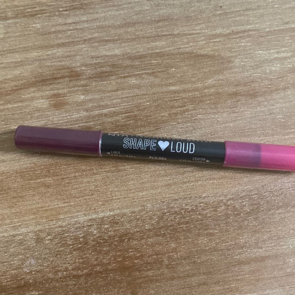 New NYX Shape loud duo color lip liner